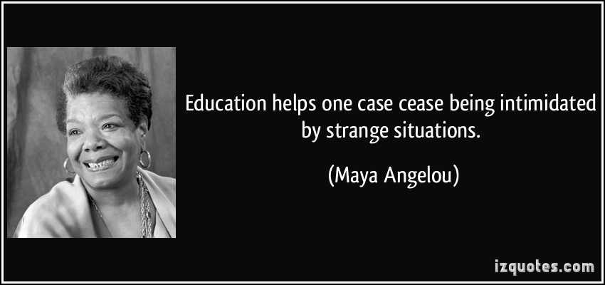 Maya Angelou's Contribution to Education | Higher Order Teaching